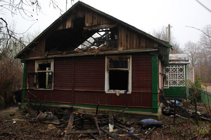 В Гродненском районе на пожаре погиб мужчина