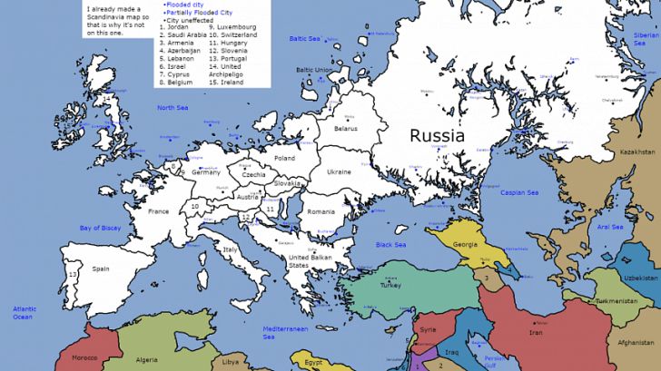 Карта высот над уровнем моря беларусь