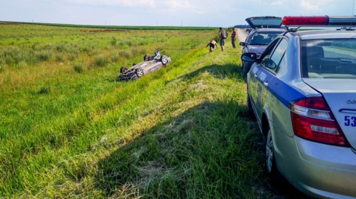 Пьяный житель Гродно угнал машину, перевернулся на ней и попытался сбежать с места ДТП