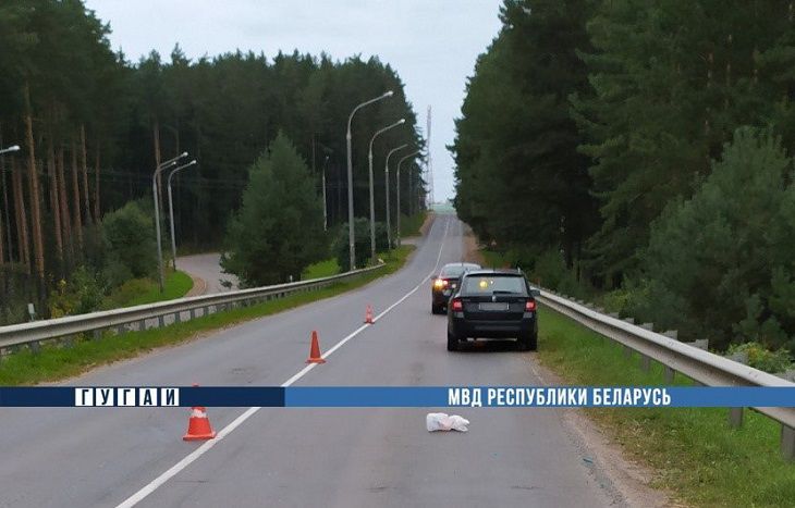 Под Минском автомобиль переехал лежавшую на дороге женщину