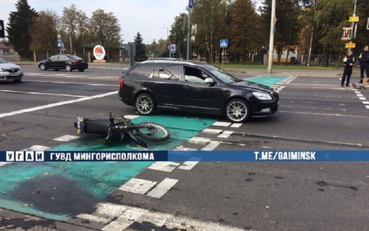 В Минске девушка-байкер попала в беду: она в больнице