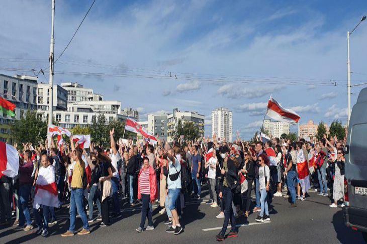 Генпрокурор Беларуси напомнил пришедшим на акцию о необратимости ответственности