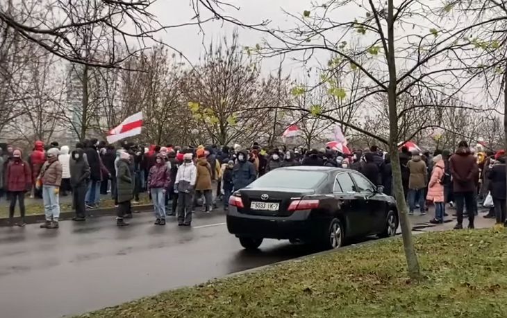 ГУВД: на акциях протеста в Минске 22 ноября задержаны более 200 человек