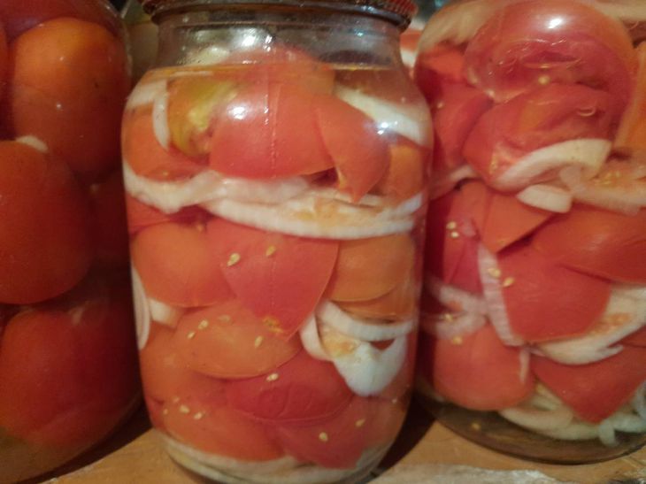 Как приготовить рецепт Сладкие помидоры на зиму