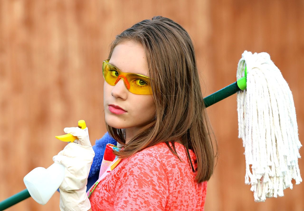 cleaner girl