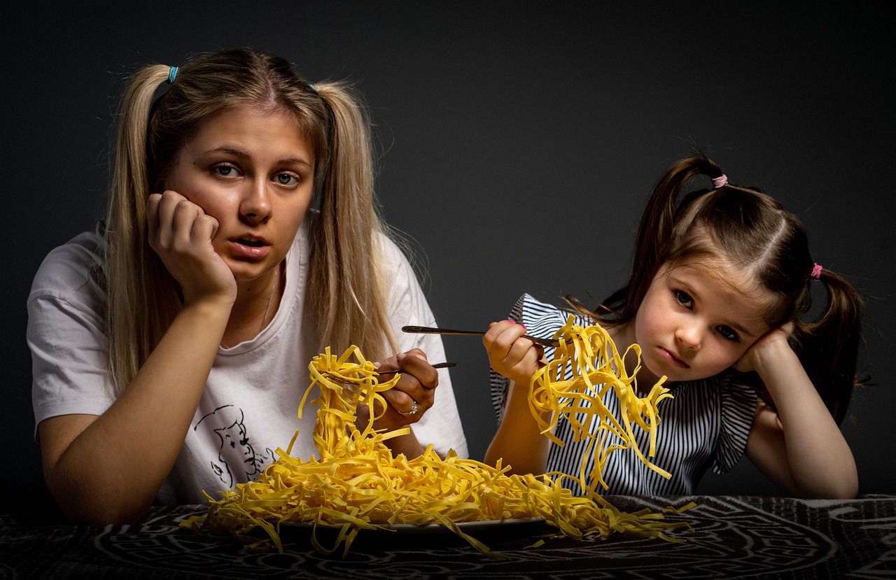 mother and daughter