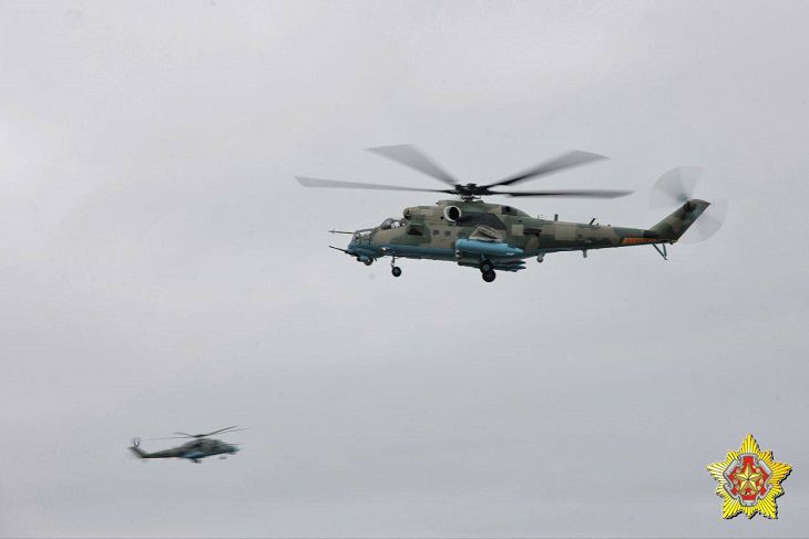 В Беларусь прибыли четыре вертолета Ми-35М