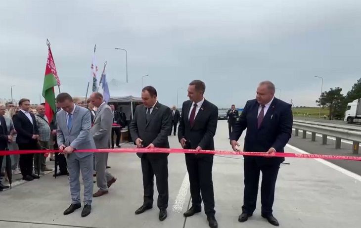 Премьер Беларуси Головченко открыл новый участок автодороги