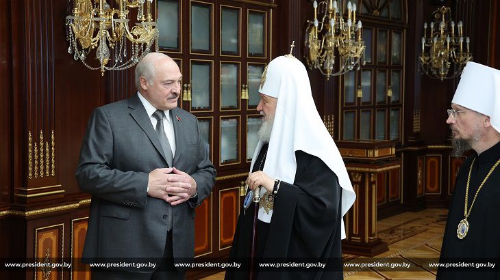 Патриарх Кирилл обратился к Президенту Лукашенко