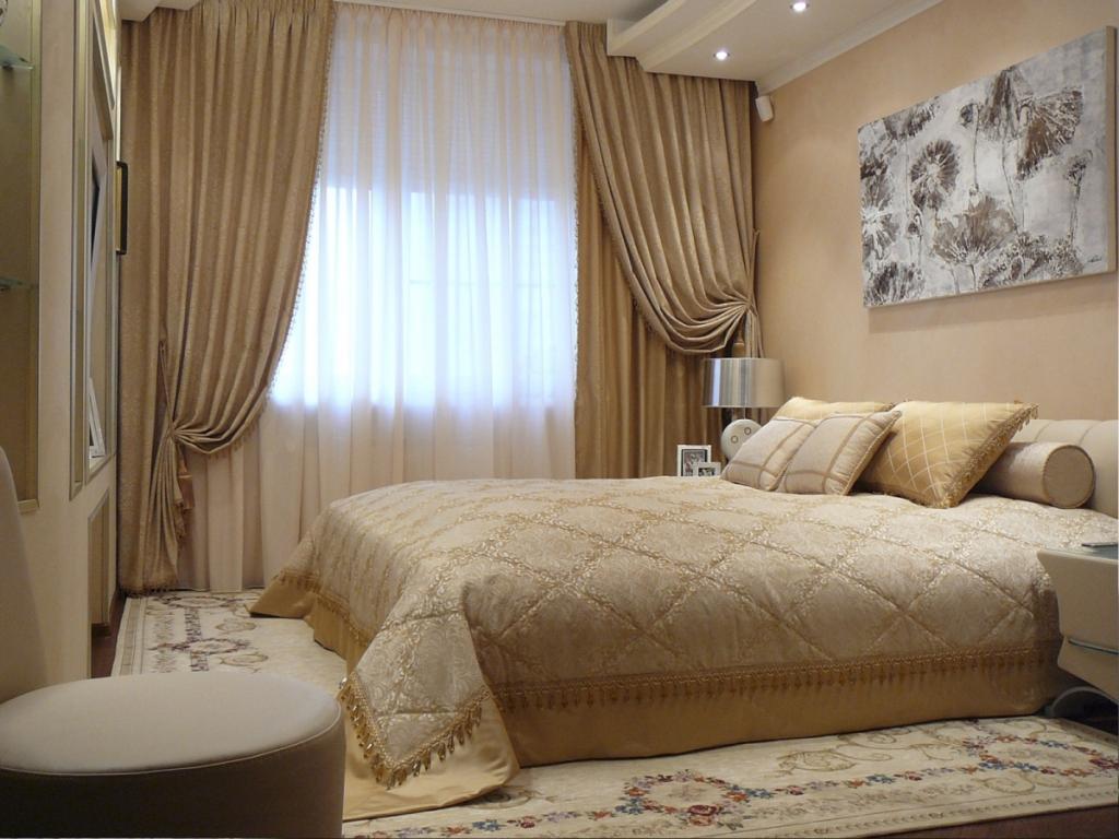 Дизайн штор в спальне: секрет гармоничного интерьера