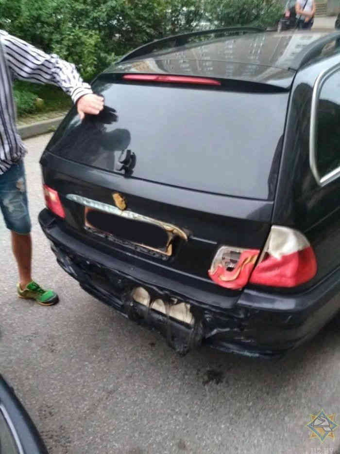 В Минске горел Renault 