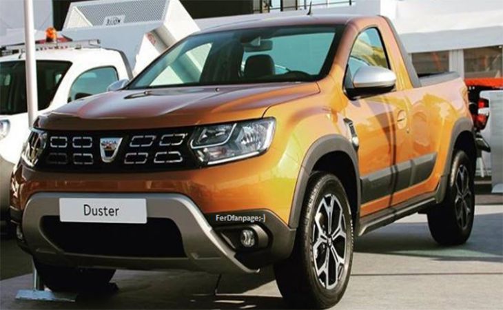 Кроссовер Dacia Duster нового поколения превратили в пикап