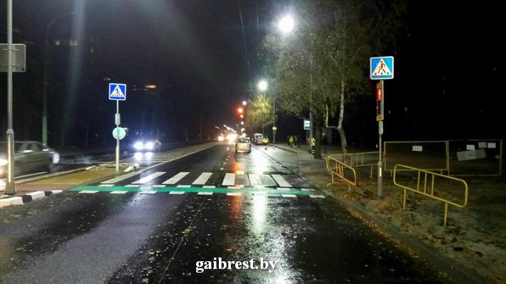 В Бресте водитель-пенсионер сбил пешехода‍