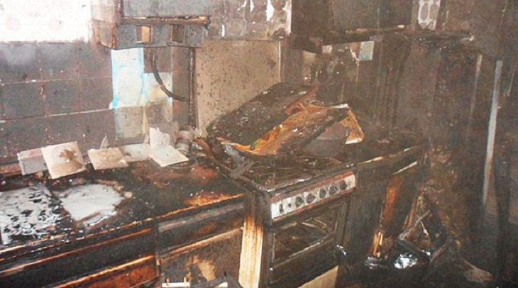 В Жлобине на пожаре в своей квартире сгорела одинокая пенсионерка