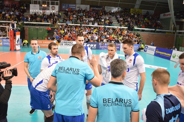 Мужская сборная Беларуси по волейболу потерпела первое поражение в отборе к ЧЕ