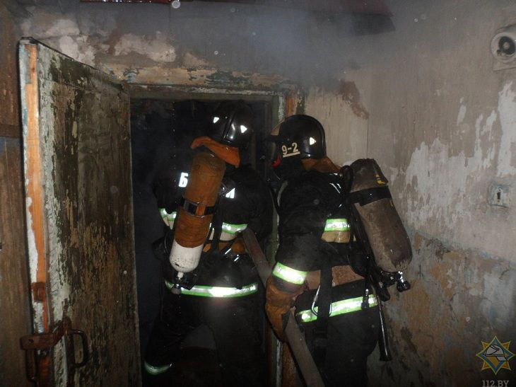 В Жлобине на пожаре жилого дома погиб пенсионер