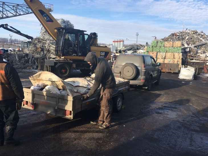 В Городокском районе задержан нелегальный груз лома цветных металлов