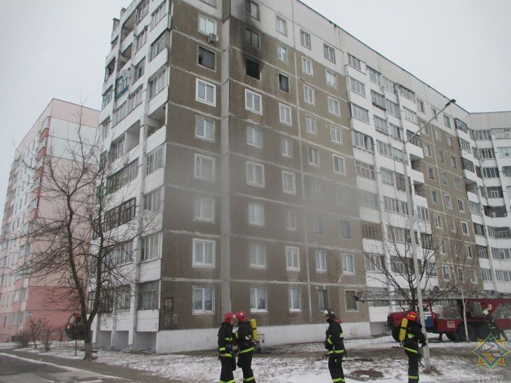 Пожар в Могилеве едва не унес жизни целой семьи