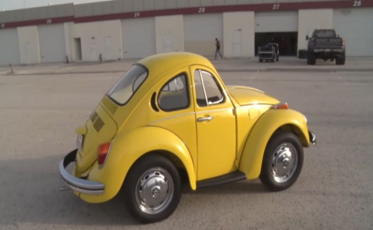 В Сети появилось видео укороченного Volkswagen Beetle