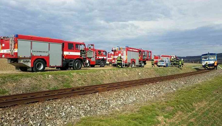 В Чехии столкнулись два поезда, есть раненые