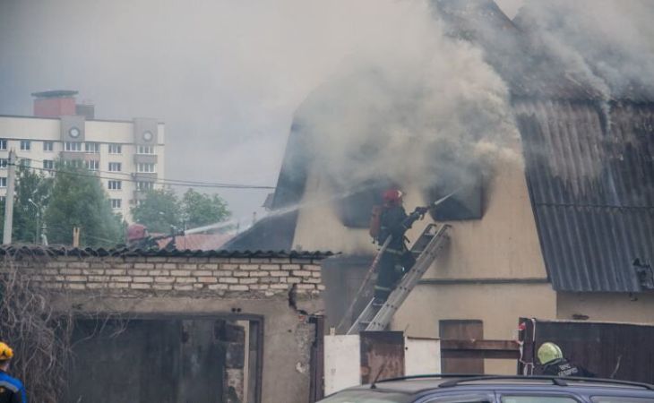 Житель Столинского района сгорел в своем доме