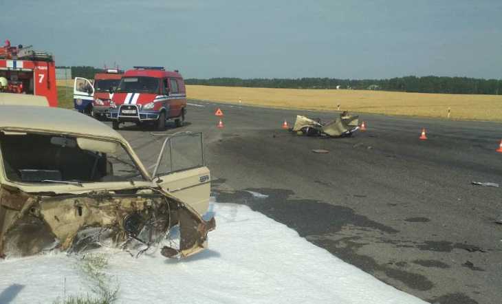 Серьезная авария под Гродно: у «Жигулей» вырвало двигатель