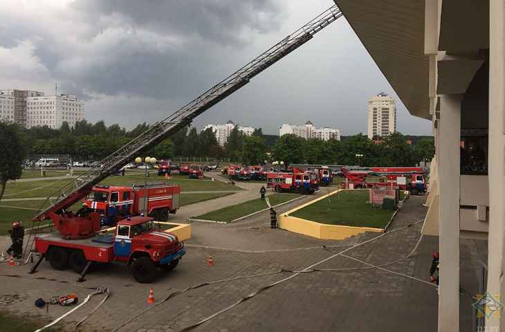 В Гродно внезапно объявили проверку боеготовности спасателей