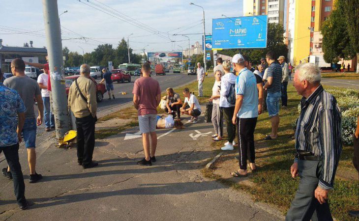 Серьёзное ДТП в Гомеле: в «Жигулях» взорвался газовый баллон. Пострадали пешеходы