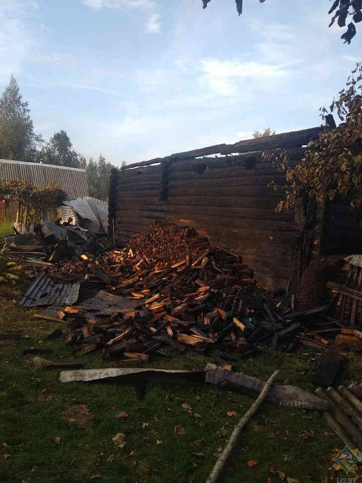 В Шкловском районе на пожаре погиб человек