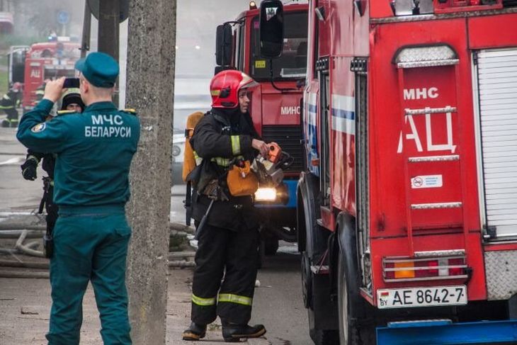 В Гродно произошел пожар в общежитии Минобороны