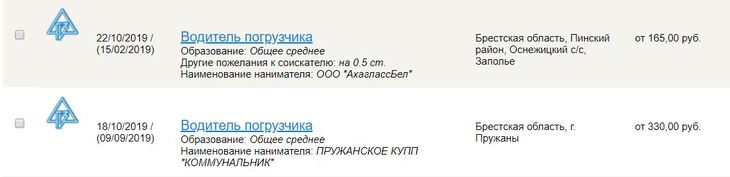 Узнали, где водитель погрузчика сможет получить от 1500 белорусских рублей