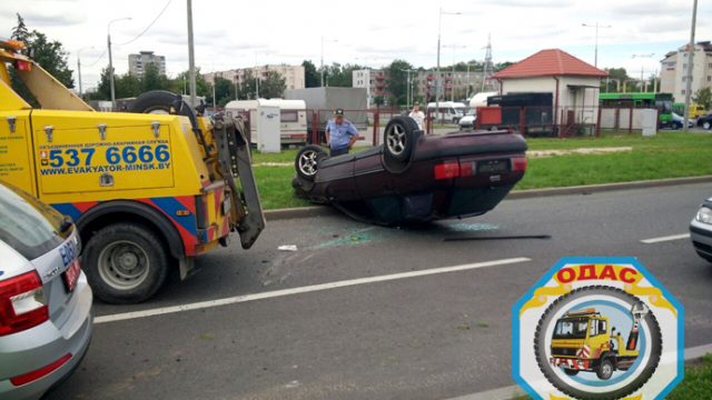 В Чижовке водитель Audi «перевернул» свой автомобиль
