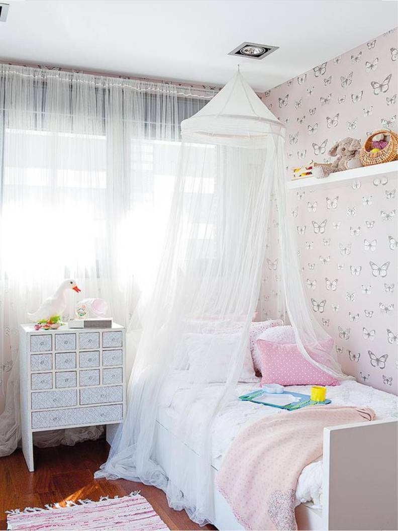 Детская кровать с балдахином купить в Москве, цены