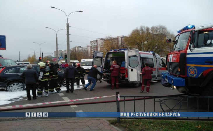 Страшное ДТП в Бресте: столкнулись 4 легковушки и грузовик