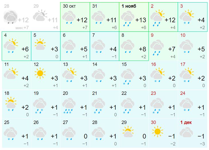 прогноз