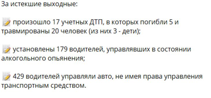 ГАИ рассказала, сколько пьяных и бесправников словила на дорогах за выходные