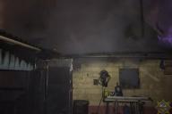 Крупный пожар в Городокском районе: мужчина пытался потушить огонь и получил ожоги