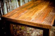 rustic table