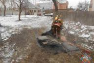 В Бобруйске прохожий спас пьяного мужчину из горящего дома